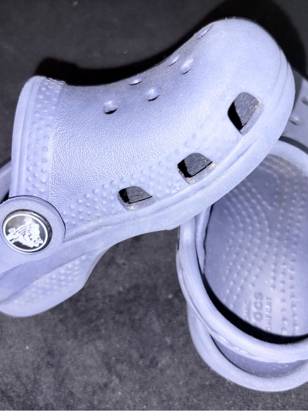 CROCS Kids Classic Clog in Navy Blue 5c